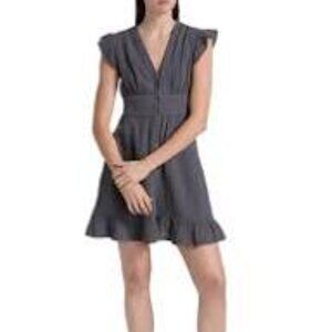 NWT Xirena Gray Dalton Muslin Mini Dress S